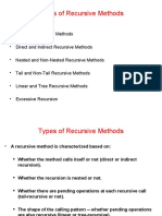 Types of Recursive Methods