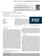 Total Intravenous Anaesthesia in Children-1 PDF