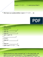 Example 2: - Write A Loop To Set Sum 1 + 2 + + N and Prove That It Is Correct