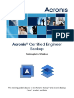 Acronis Certified Engineer Backup 12.5 Training Guide (EN) PDF