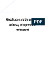 4-Globalization and Entrepreneurial Environment