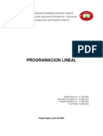 Programación Lineal