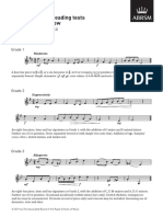 New Violin Sight-Reading Tests For 2012 - A Preview: Grade 1