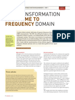 Time To Frequency: The Transformation From Domain