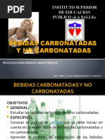 Bebidas Carbonatadas, No Carbonatadas, Rehidratantes y Energizantes