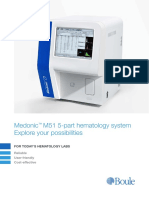 Medonic M51 5-Part Hematology System Explore Your Possibilities