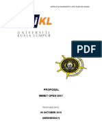 Proposal OPEN DAY UNIKL MIMET