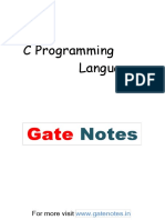 C Language Notes PDF