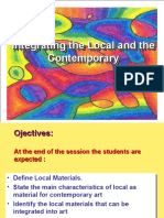 Lesson 10-Integrating The Local and The Contemporary