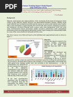 (July 2008-June 2013) : In-House Training Impact Study Report