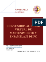 Ensamblaje y Mantenimiento de PC