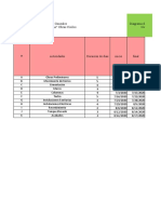 Diagrama de Gantt de Una Vivienda