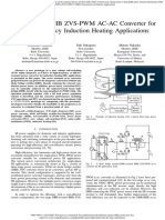 A Bridgeless BHB ZVS-PWM AC-AC Converter For High-Frequency Induction Heating Applications