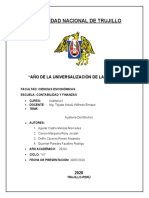 Auditoria de Efectivo Informe Final