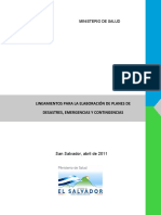 Lineamientos Planes Emergencias Desastres PDF