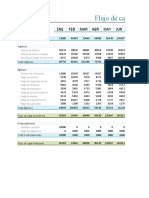 Flujo de Caja en Excel DISEÑO Y EVALUACION DE PROYECTOS