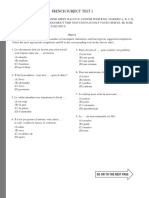 SAT2 French Practice Test 1 PDF