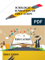 Sociological Foundation of Education