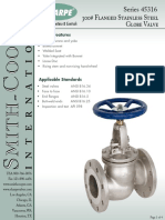 Series 45316 Flanged Globe Valve