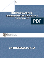 Interrogatorio Contrainterrogatorio y Objeciones