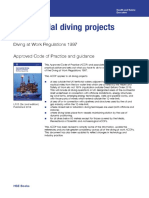 HSE L103 - 2014 - Commercial Diving Projects Offshore. Diving at Work Regulations 1997. Approved Code of Practice