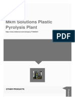 MKM Solutions Plastic Pyrolysis Plant: Other Products