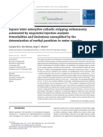 Square Wave Adsorptive Cathodic Stripping Voltammetry Automated by Sequential Injection Analysis Potentialities and Limitations Exemplified by The Determination of Methyl Parathion in Water Samples