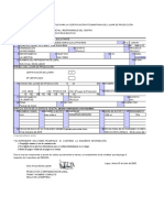 Certificado Del Lugar de Produccion