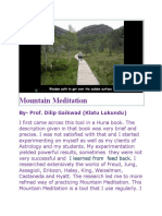 Mountain Meditation: By-Prof. Dilip Gaikwad (Klatu Lukundu)