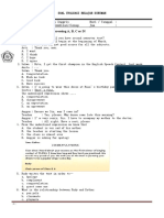 Soal Evaluasi Belajar Dirumah B. Inggris Kls 9