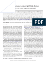 Sand Deformation Around An Uplift Plate Anchor: Jinyuan Liu, P.E., P.Eng., M.ASCE Mingliang Liu and Zhende Zhu