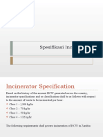 Spesifikasi Incinerator 22 Desember 2019