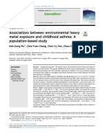 Associations Between Environmental Heavy Metal Exposure and Childhood Asthma: A Population-Based Study