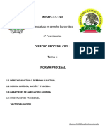 Procesal Civil Tema 1