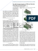 Thermal Analysis of Fins With Varying Geometry of Different Materials