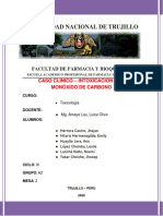 Caso Clínico - Intoxicación Por Monóxido de Carbono PDF