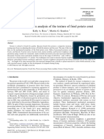 A Fracture Mechanics Analysis of The Texture of Fried Potato Crust PDF