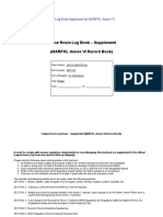 Engine Room Log Book (Marpol Annex VI Rec Bok)