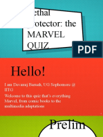 Lethal Protector: The Marvel Quiz