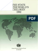 UNICEF: The State of The World's Children 1992