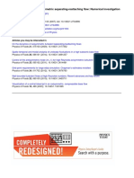 Unsteadiness of An Axisymmetric Separating-Reattaching Flow: Numerical Investigation