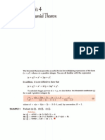 Appendix 4 - The Binomial Theorem - 1984 - Calculus PDF