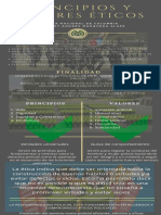 Infografía Principios y Valores Éticos