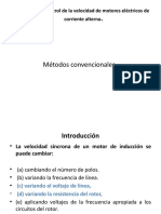 Métodos de Control de La Velocidad de Motores