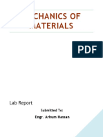 Mechanics of Materials: Lab Report