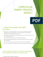 Curriculum Development Process Models