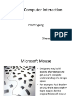 HCI Lect - 14 Prototyping