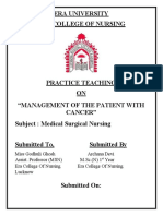 Management of Patient With Cancer