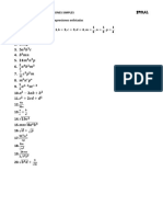 Valores Numéricos de Expresiones Simples PDF