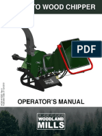 Wc68 Pto Wood Chipper: Operator'S Manual